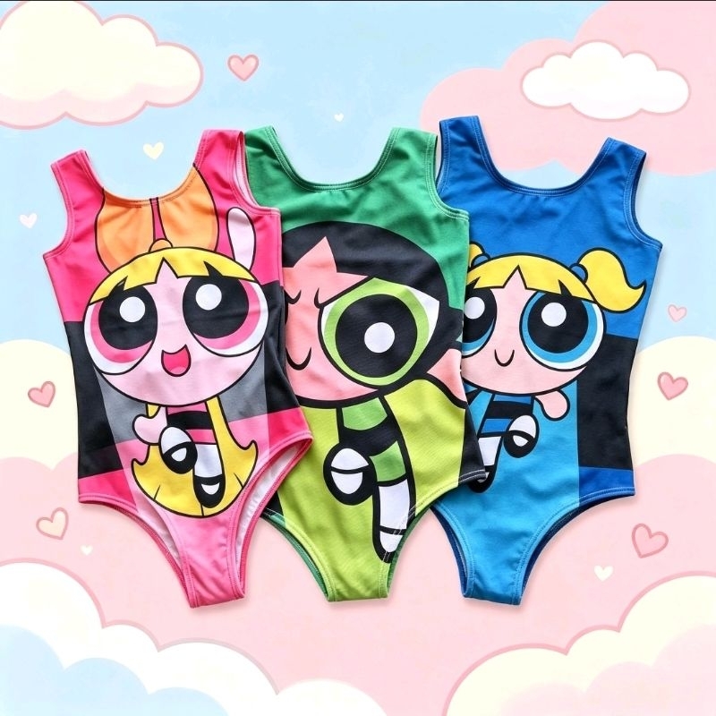 Body Infantil Meninas Super Poderosas Moda Blogueirinha Maio Promoção Bory Modinha Fantasia Lindinha Florzinha Docinho