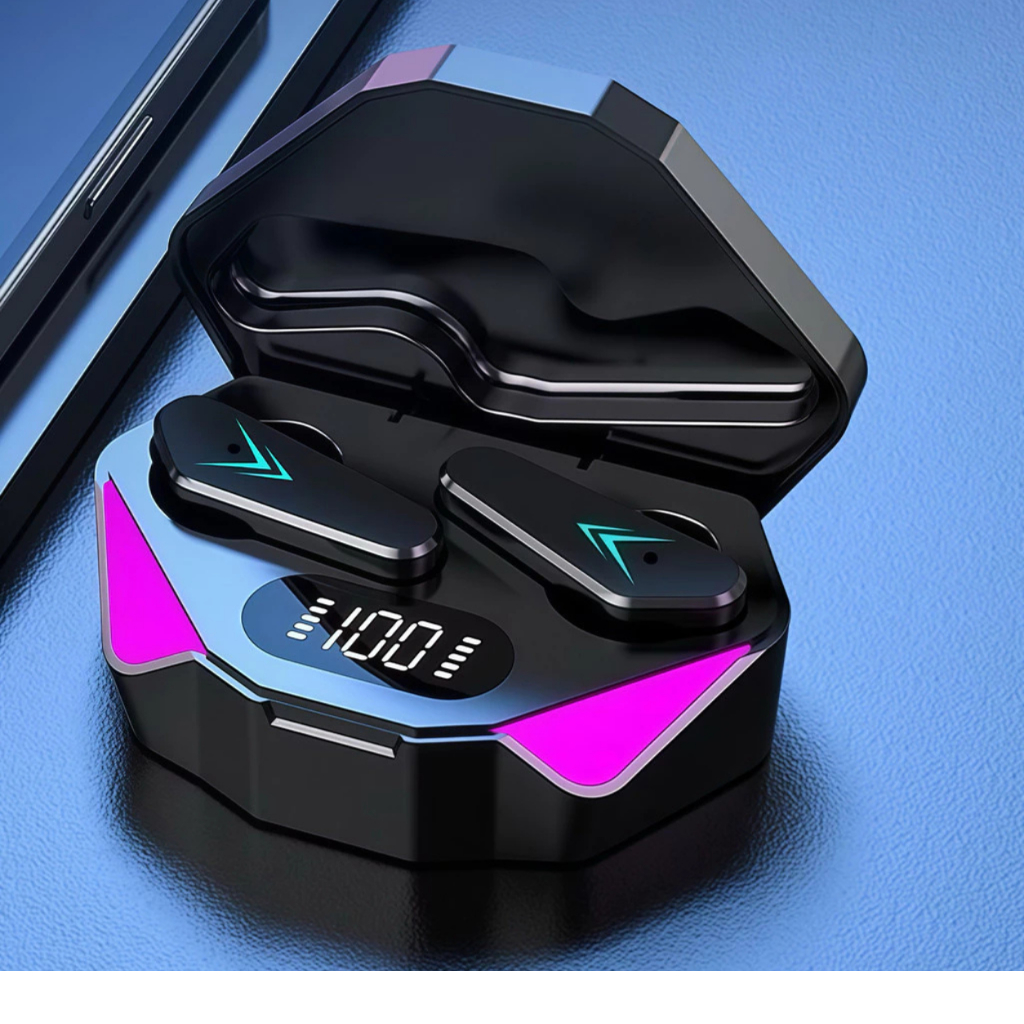 Fone de Ouvido Gamer Bluetooth 5.0 TWS tx 2517 Sem Fio Baixa Latência 50ms