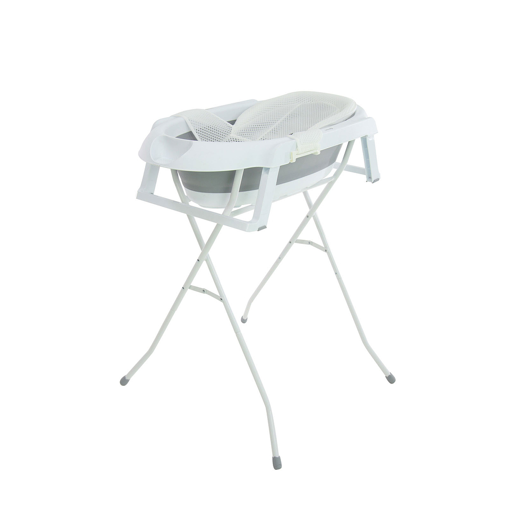 Banheira de Bebê com Suporte Smile Safety 1St Redutor de RN Grey