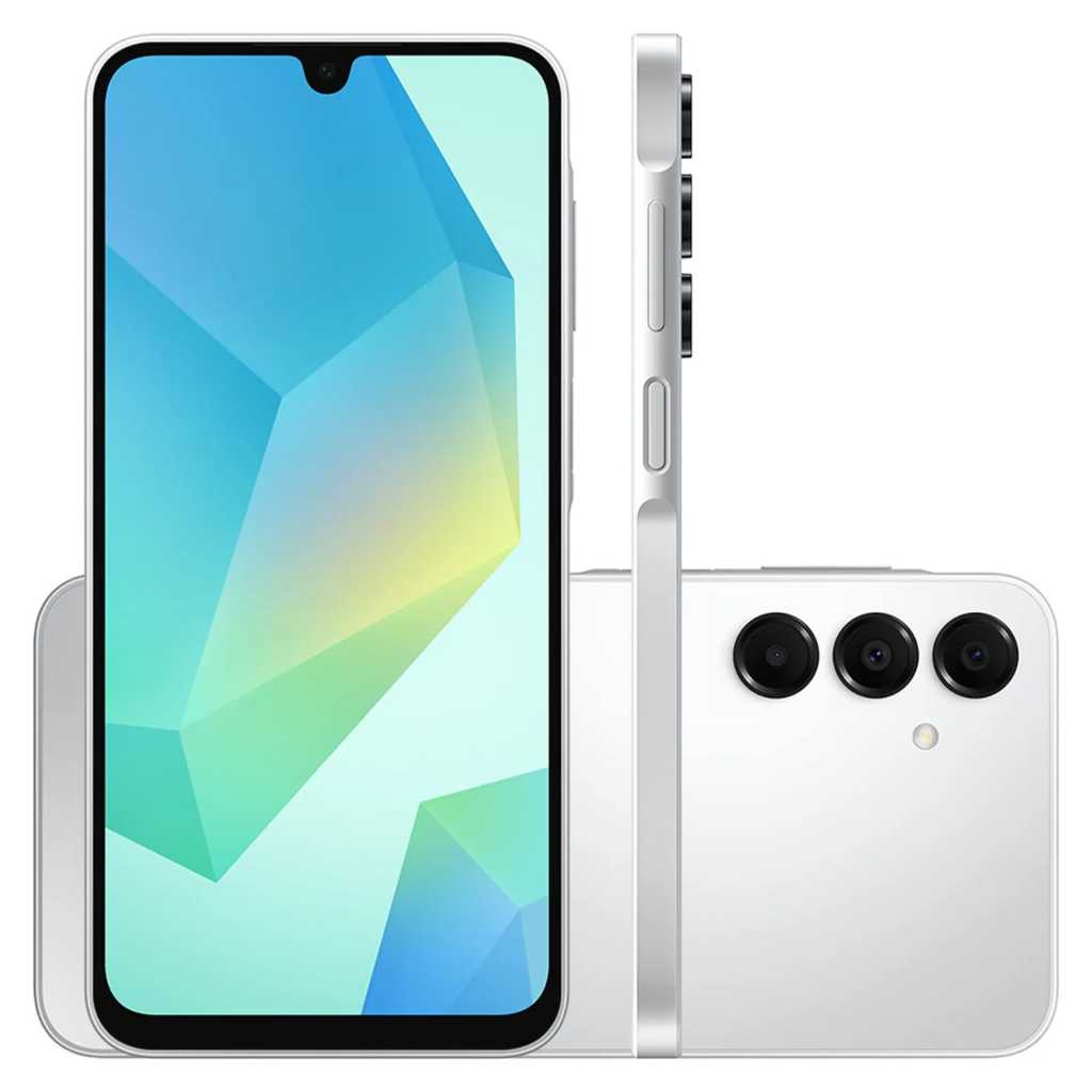 Smartphone Samsung Galaxy A16 5G Azul Escuro, 128GB, 4GB RAM, Câmera de até 50MP