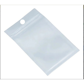 Saco Zip 8x13 frente transparente fundo branco com 100 unidades