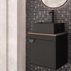 Gabinete para Banheiro 40cm MDF com Cuba