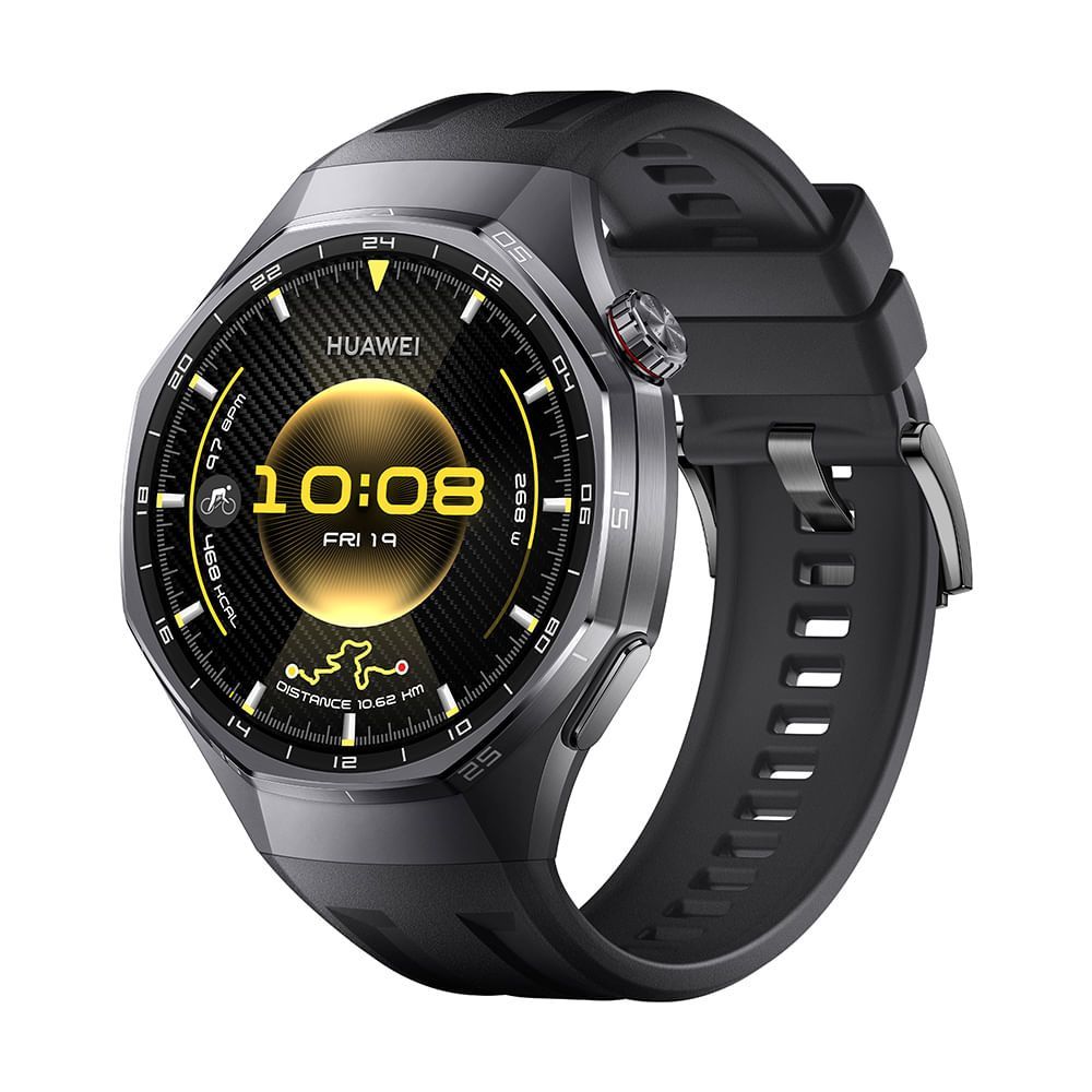 Smartwatch Huawei Watch GT 6 Pro 46mm Bateria Até 21 Dias, Esportes, Análise ECG, Preto