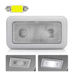 Lanterna Luz Teto Central Fiat Uno Vivace / Fire / Way / Fiorino / Mille + Lampada Led