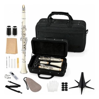 Clarinete Si Bemol 17 Chaves Vedo Com Estojo Case Luxo Preto