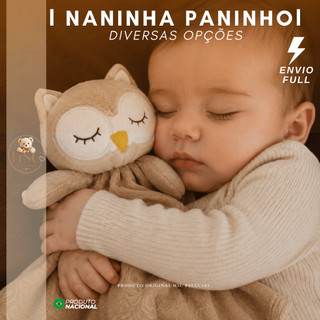 Naninha Bichinhos Bebe em Plush Prendedor Chupeta Leao Girafa Elefante Urso Coelho Boneca Dreamtoo