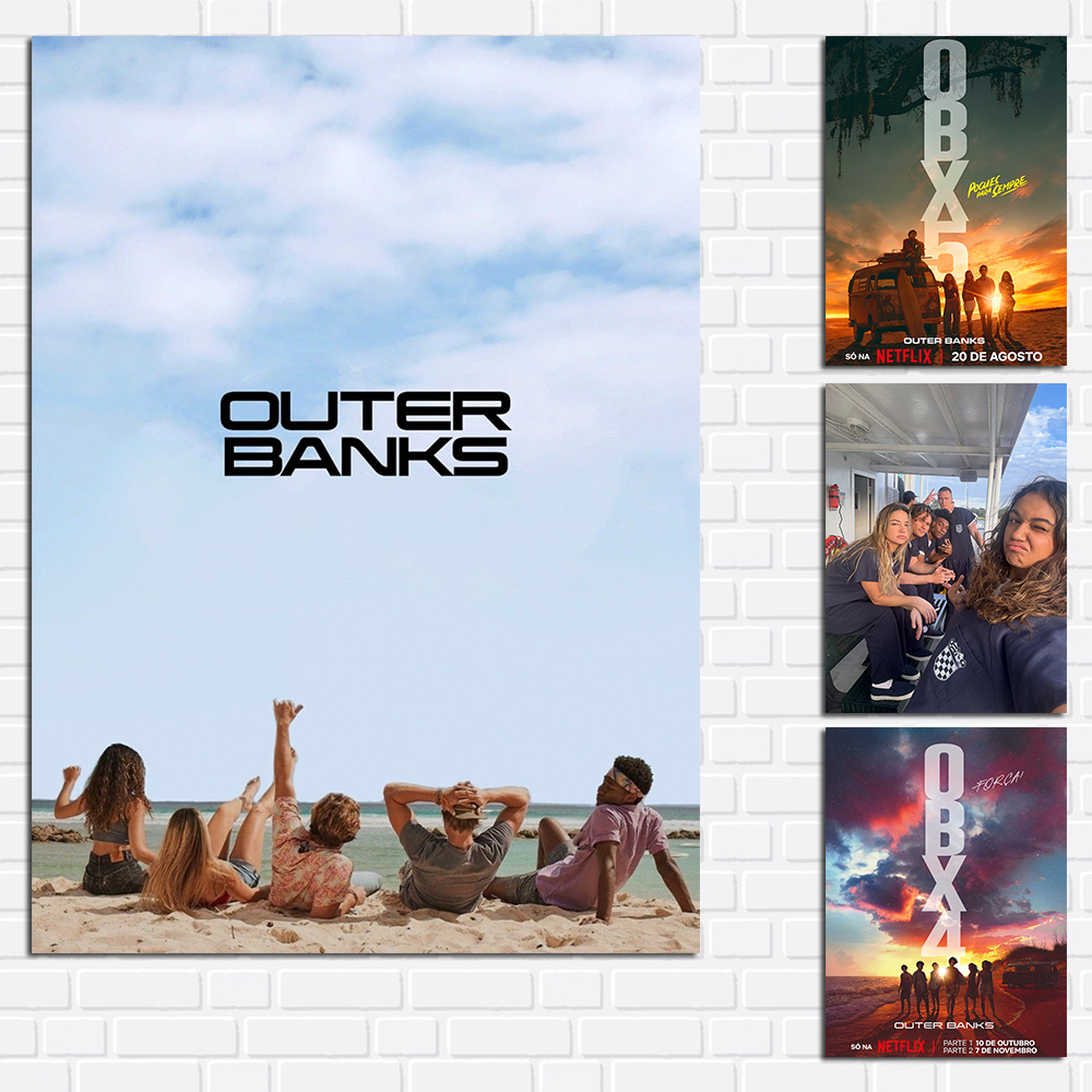 Quadro Placa Decorativa Outer Banks - Tamanho 20x28cm Envio Imediato