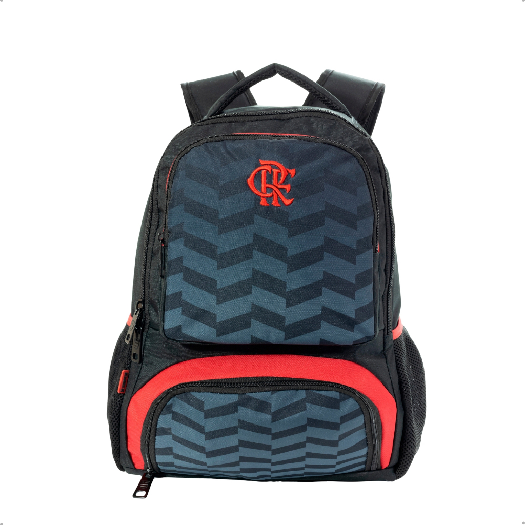 Mochila, Estojo Juvenil Esportiva Flamengo Original Licenciada - 45x35cm Xeryus