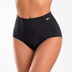Calcinha Cinta Zero Barriga Dilady Cintura Alta Calcinha Modeladora Microfibra Compressão Abdominal