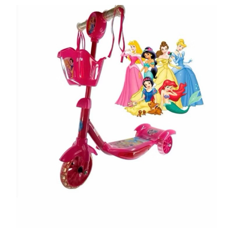 Patinete Infantil Musical Princesas