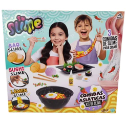 Kit de Slime Comidas Asiáticas