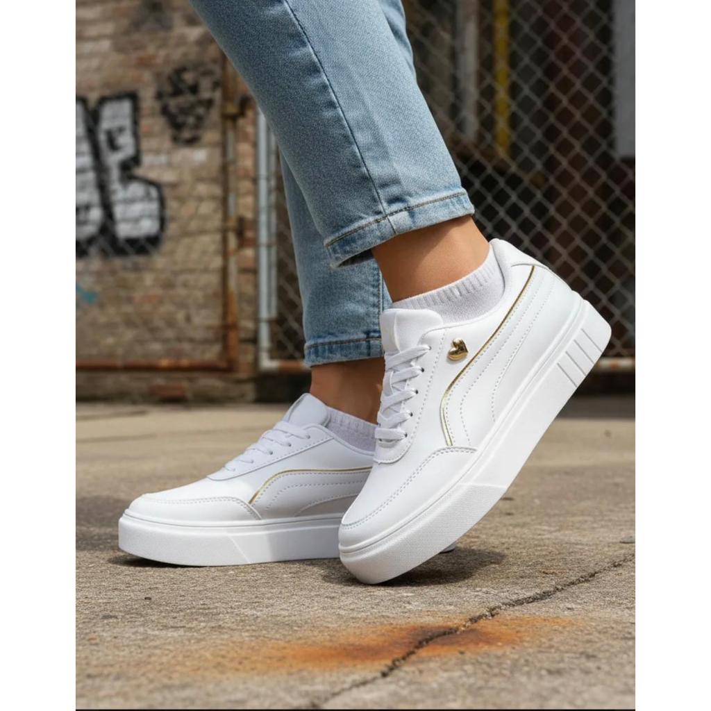 Tenis Feminino Punna Casual Elegante Moda Confotavel Macio leve Promoção