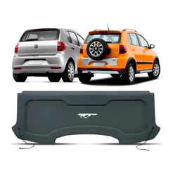Tampão Porta Malas Volkswagen CrossFox 2003 a 2020 R-Acoustic Bagagito Carpete Grafite