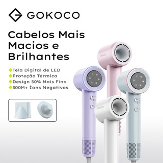 GOKOCO Secador de Cabelo de Alta Velocidade Secador de Cabelo Profissional 1500W Alta Vel…