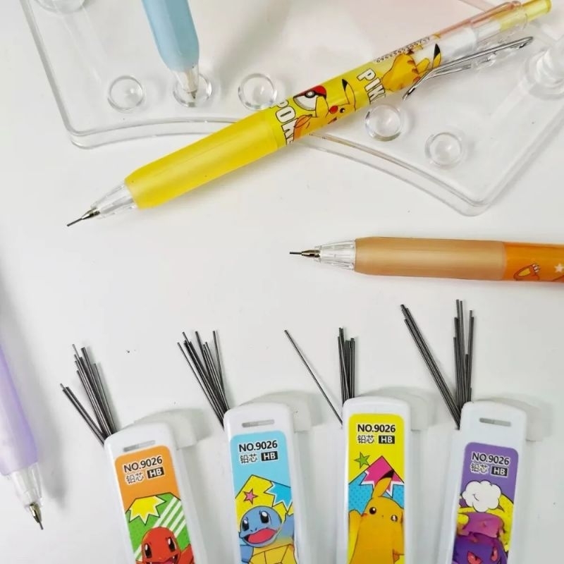 Lapiseira 0.5mm com grafite personagens Pokemon — imagem 2 de 2