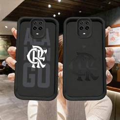 Capinha capa de silicone macia preta anti‑queda estampa para Redmi Note 9S DB082