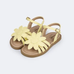 Sandália Infantil Menina Maitê Mini com Flor Pampili