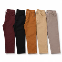 Calça Jeans Sarja Infantil Juvenil Moda Casual COM REGULAGEM INTERNA NA CINTURA