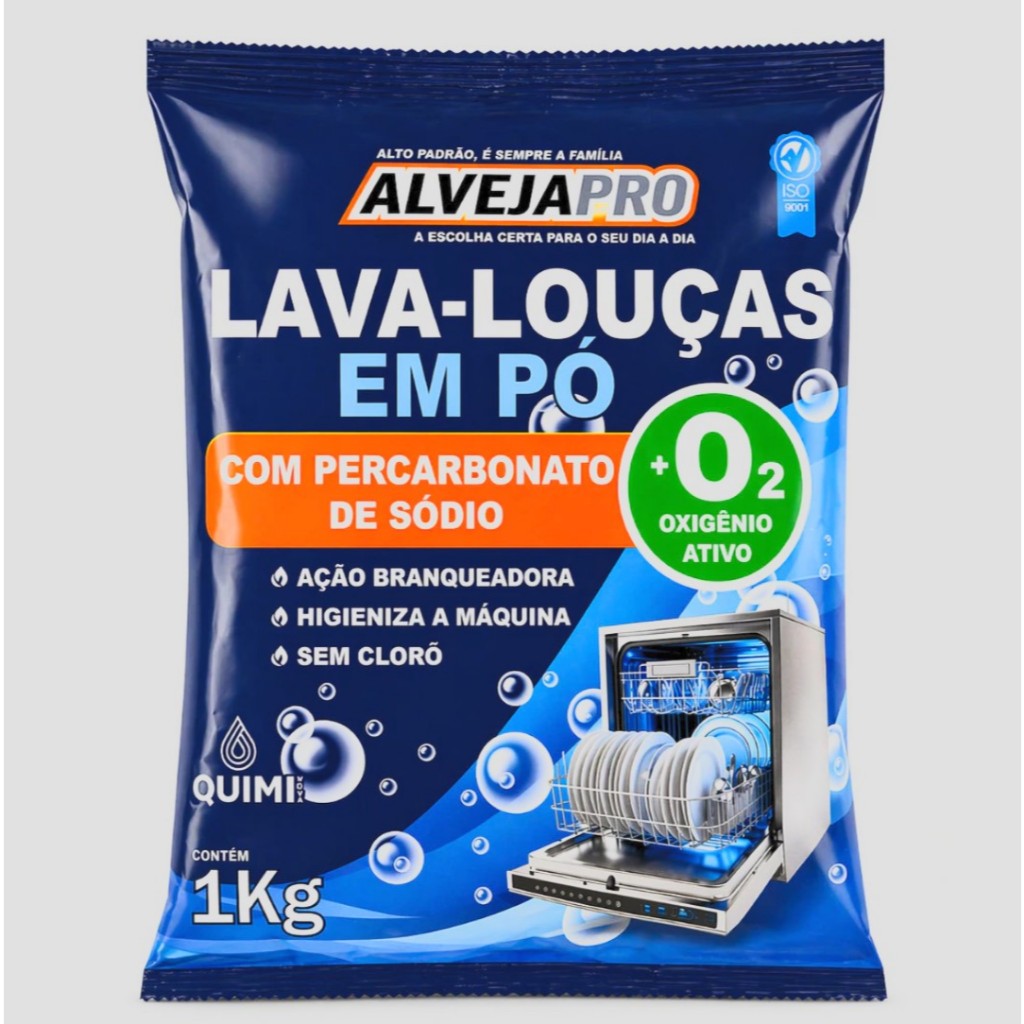 Lava Louças Em Pó Com Percarbonato de Sódio Detergente Para Máquina de Lavar Louças Alvejapro