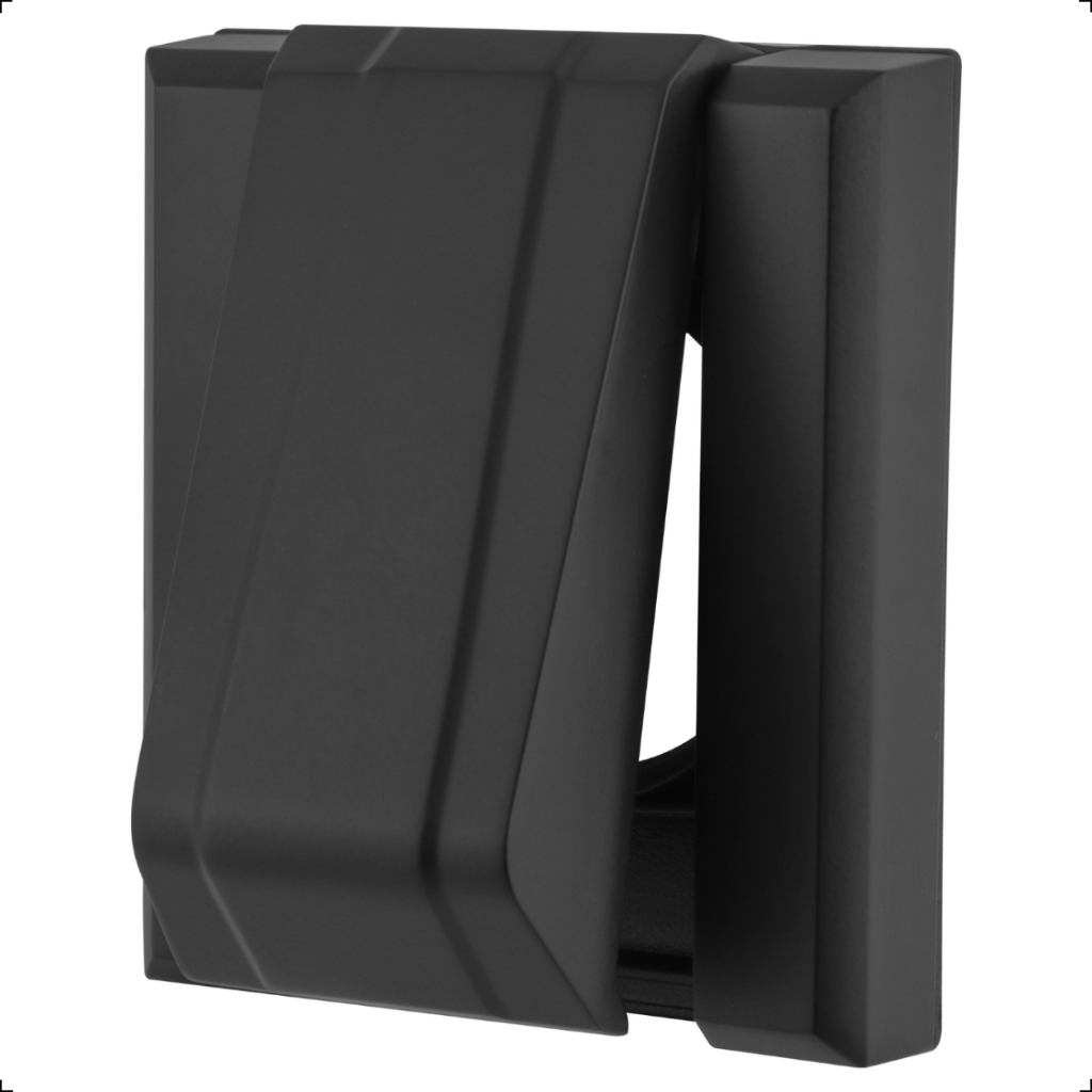 Acabamento Para Válvula De Descarga Deca Hydra Max Docol Banheiro Metal Preto Fosco Black Matte