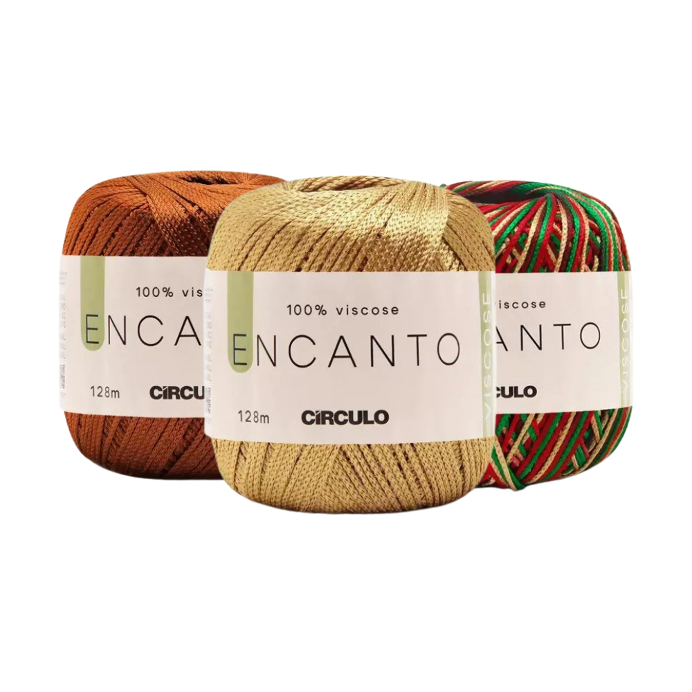 Fio/Linha Encanto Círculo 100g 128m – Para Tricô, Crochê e Artesanato