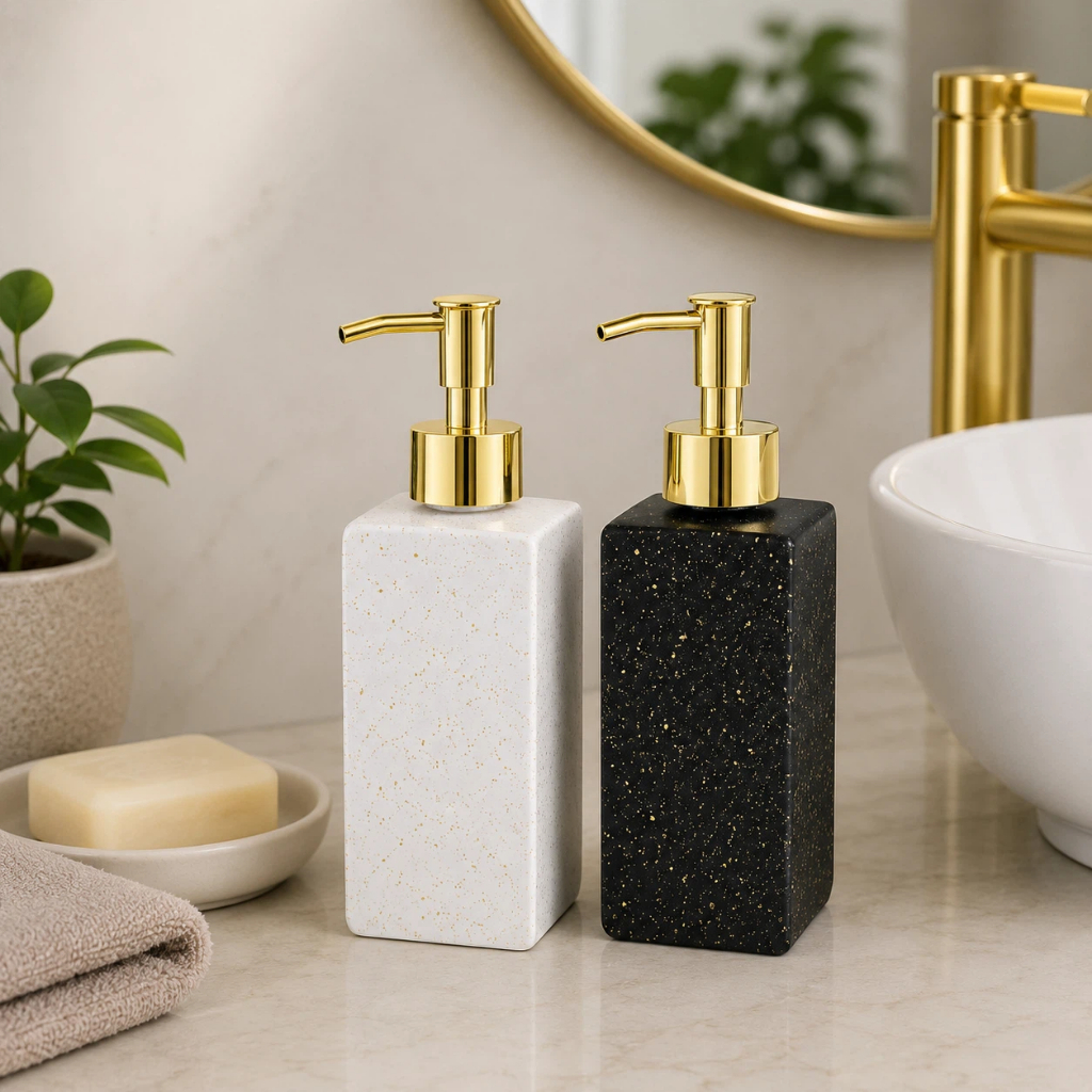 Dispensador 470ml Sabonete Líquido Shampoo Porta Sabonete Frasco com Válvula para Banheiro Cozinha