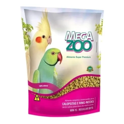 Ração Extrusada Megazoo Calopsitas E Ring Neck Mm15 300g