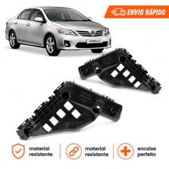 Suporte Guia Parachoque Toyota Corolla 2014 2015 2016 17 Dianteiro