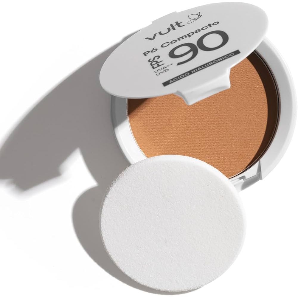 Pó Compacto Facial FPS 90 Médio Escuro - Vult