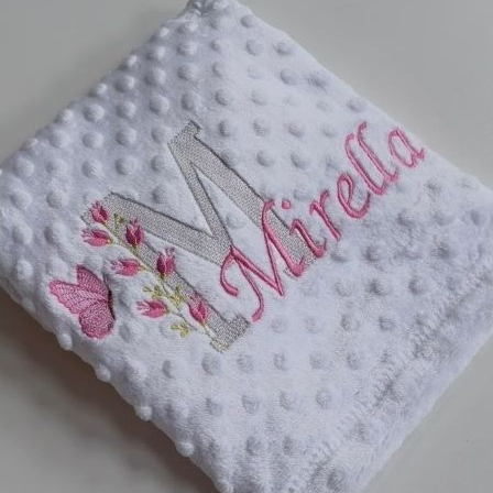 Manta Pipoquinha Personalizada Com Nome