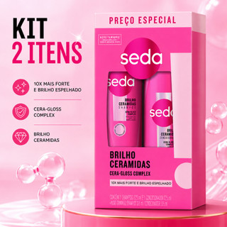 Kit Shampoo e Condicionador Seda Shampoo 300ml e Condicionador 190ml
