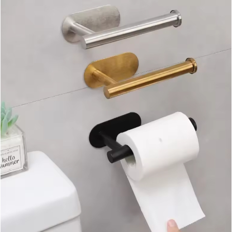 Porta Rolo de Papel Higiênico em Aço Inoxidável