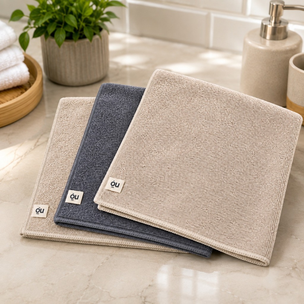 Kit 3 Panos De Limpeza Em Microfibra Alta Absorção Linha Flow