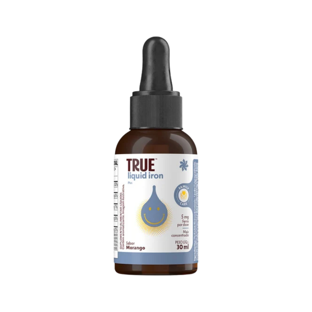 Multivitamínico Líquido Ferro 30ml True Source Original Anemia Saúde
