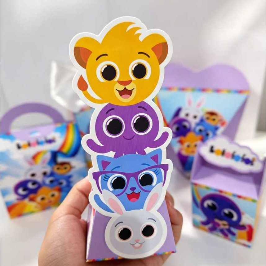 CAIXINHAS AVULSAS PERSONALIZADAS PARA LEMBRANCINHA DE FESTA DE ANIVERSÁRIO MENINA BOLOFOFOS