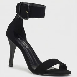 Sandália Feminina Shekinah Salto Fino Gisele Confortável Stiletto Clássica Fivelas Elegante Noiva Casamento