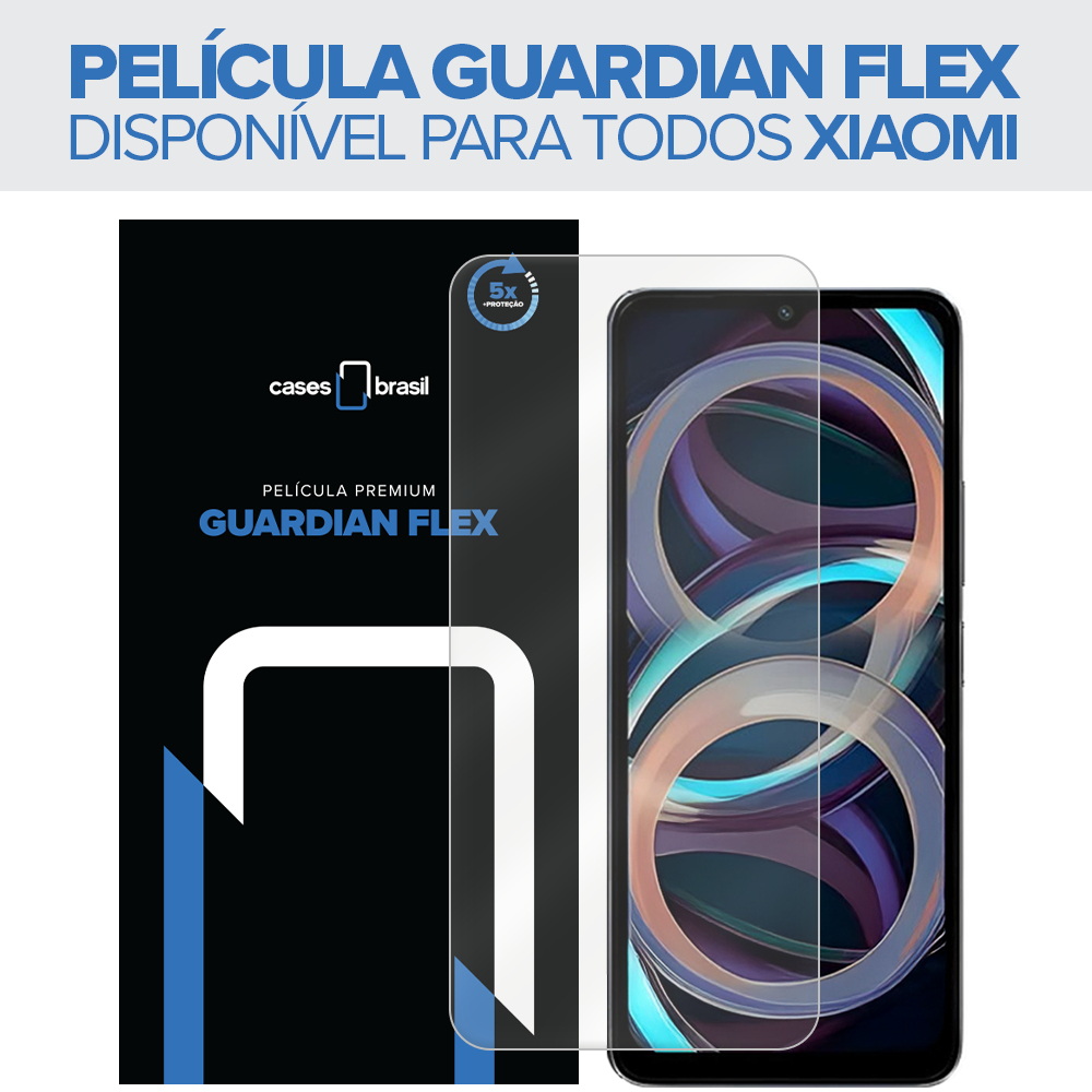 Película de Proteção Premium Guardian Flex Para todos Xiaomi Poco Redmi