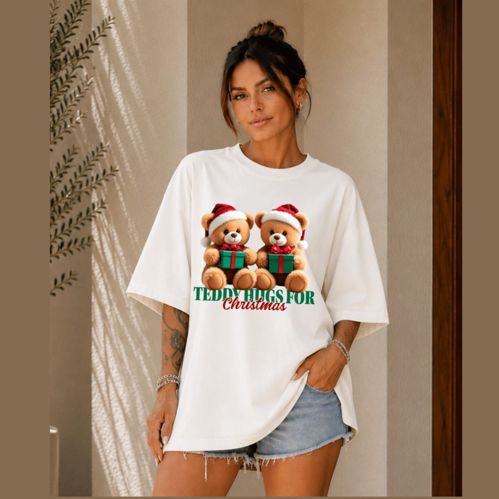 Camiseta Oversized Feminina T-Shirt Estampada Camisa Larga 100% Algodão Streetwear Confortável Moda