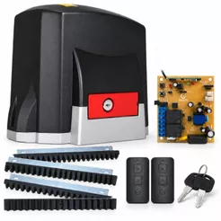 Kit Motor de Portão Completo Kdz Classic Fit 1/4hp de Força 600kg Com 3m de Cremalheira 220v