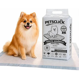 Tapete Higiênico para Cachorro descartável 30 Unidades 60x60cm  Petsclick