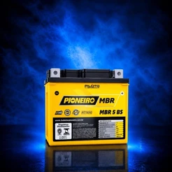 Bateria Moto Biz 100 2002... Pioneiro Mbr 5 Bs 12v 5ah