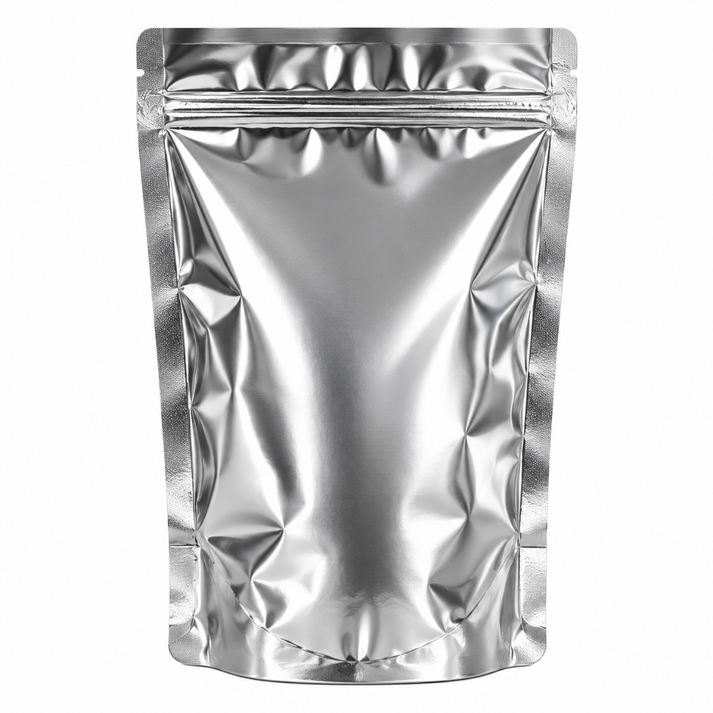 Saco Stand Up Pouch 10x15 cm Metalizado Fecho Zip