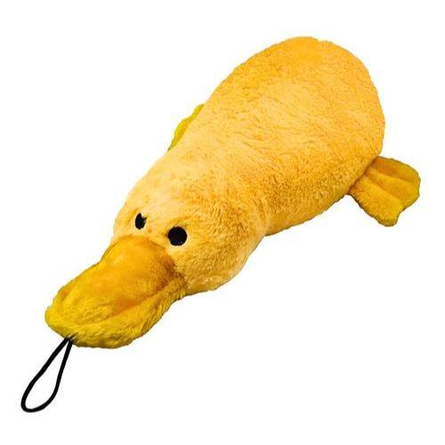 Pato de Pelúcia Interativo Pet Big Duck com Som para Cães Brinquedo