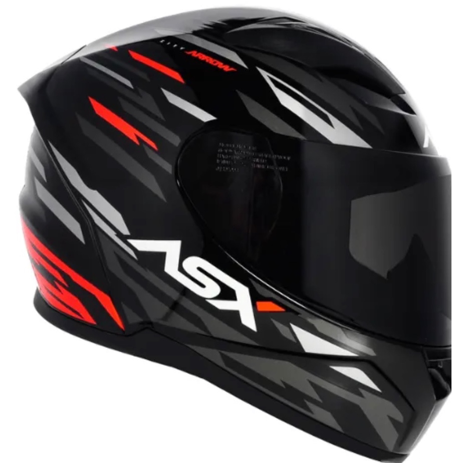 Capacete Asx City Arrow Preto