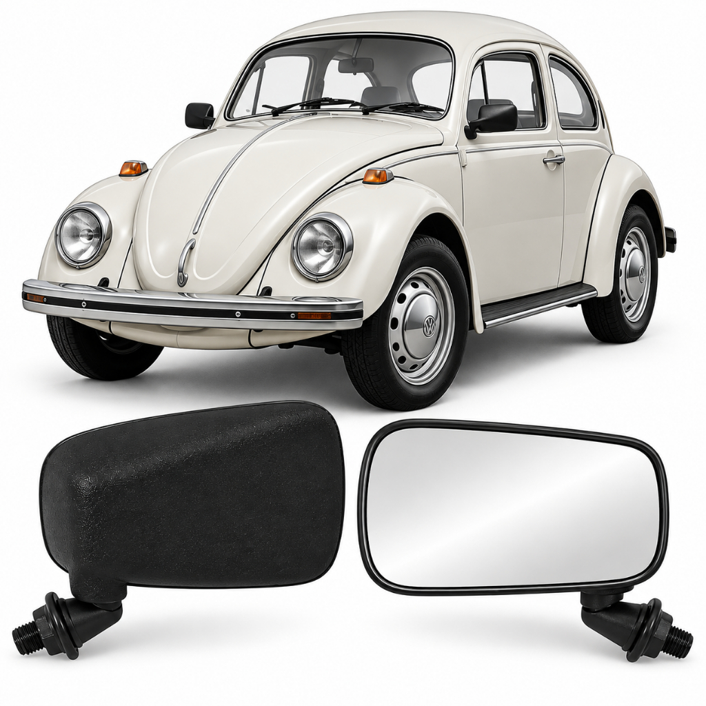Par Espelho retrovisor Fusca 1973 74 75 76 77 78 79 1980