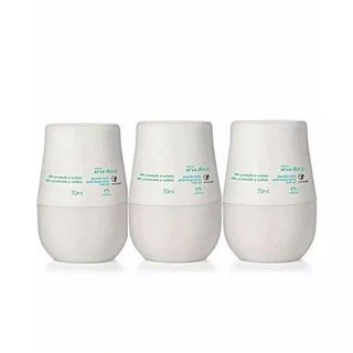 Natura Erva Doce Desodorante Roll On Kit 3 Unidades 70ml cada Rollon