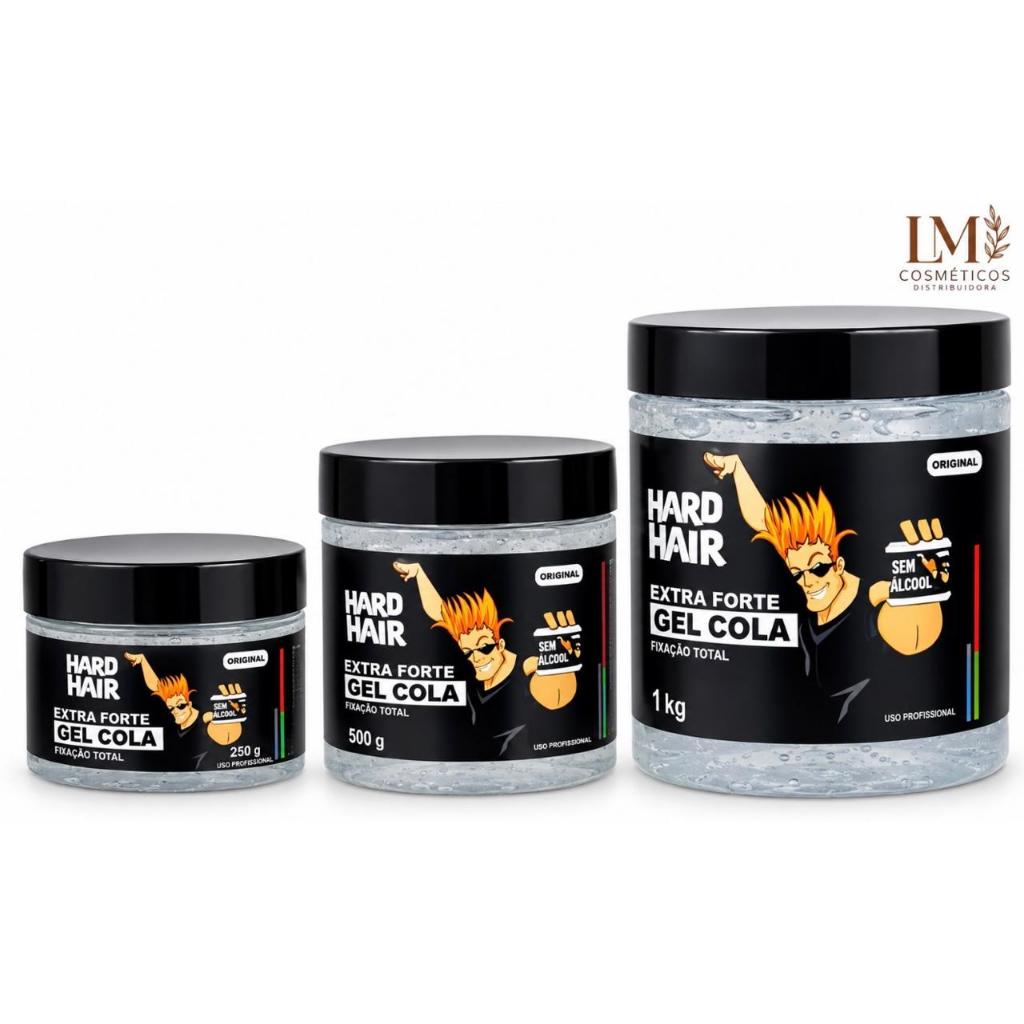 Gel Cola Hard Hair Extra Forte para o Cabelo (Escolha o seu tamanho)