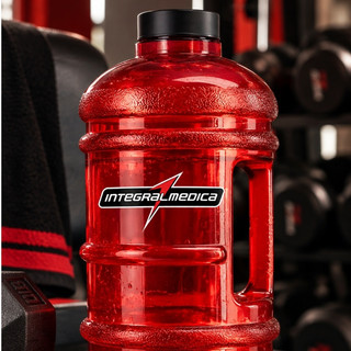 Galão Integralmédica 2,2L Vermelho | Garrafa de Água Academia Fitness Treino