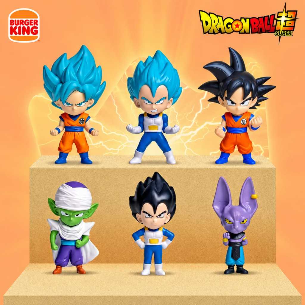 Dragon Ball Super Bonecos Coleção Burger King 2026 Edição Limitada LACRADOS (Selecione o seu)