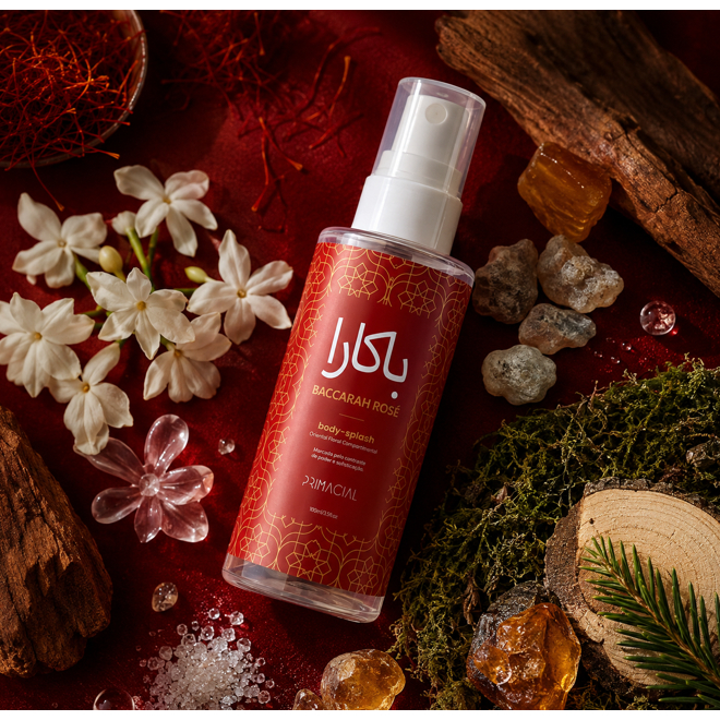 BODY SPLASH FEMININO ARABE BACCARAH ROSE 100ML - PRIMACIAL PERFUME FLORAL · foto 2